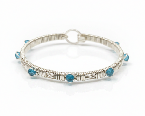 London Blue Topaz Classic Gemstone Bangle