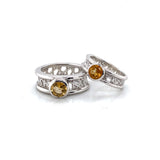 Round Connection Ring 6mm Citrine