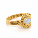 Pulse Moonstone Ring