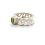 Round Connection Ring 6mm Peridot