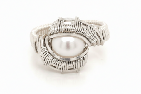 Tribe Pearl Ring