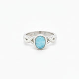 Vine Ring, Semiprecious Gemstones