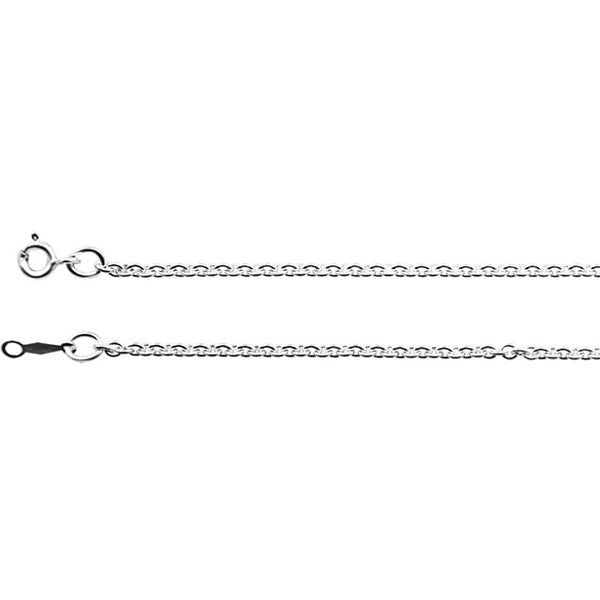 Sterling Silver 2.1mm Cable Chain