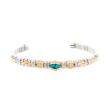Southwest Turquoise Opal Cuff Bracelet
