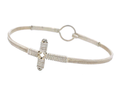 Stackable Cross Bangle Bracelet