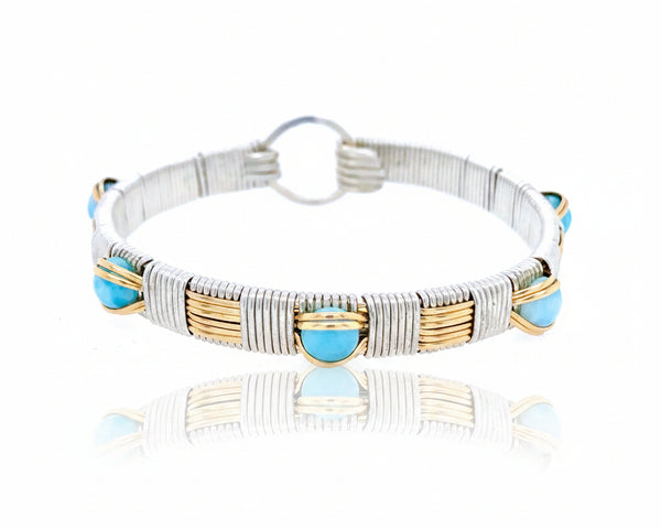 Classic Larimar Elite Bangle Bracelet