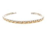 Basket Weave Cuff Bracelet
