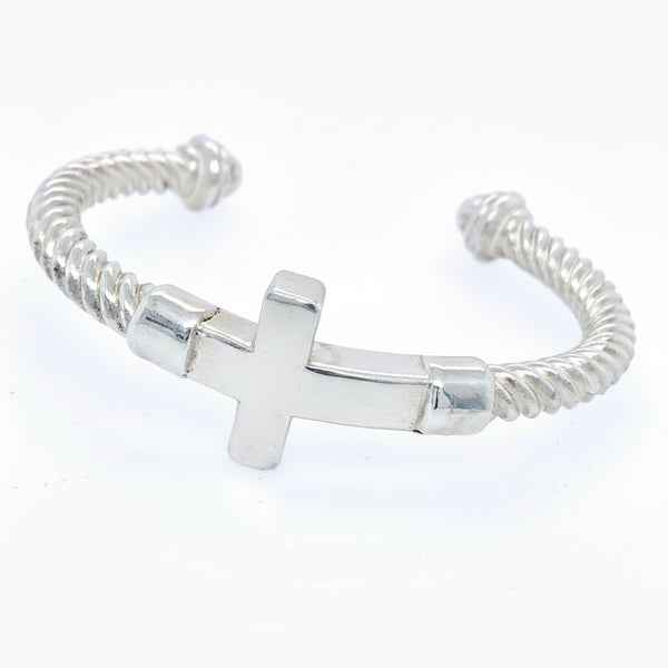 Rope Cross C-Bracelet