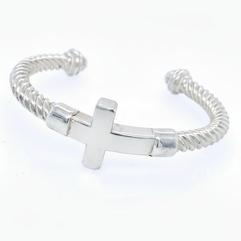 Rope Cross C-Bracelet