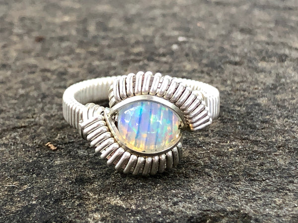 Ethiopian Opal Classic Ring