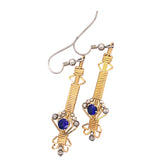Byzantine Gemstone Earrings (Choose Stone)