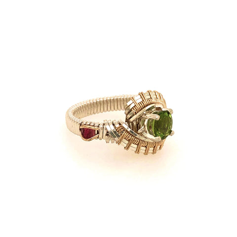 Appetite and Pink Tourmaline Pulse Ring