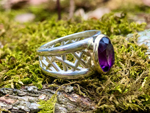 Amethyst Connection Series Gemstone Ring