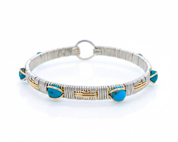 Turquoise Elite Southwest Bangle Bracelet