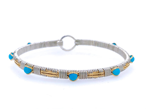 Turquoise Southwest Bangle Bracelet