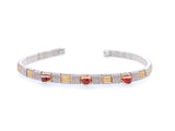 Garnet Classic Cuff Bracelet