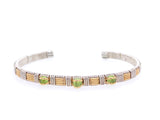 Classic Peridot Cuff Bracelet