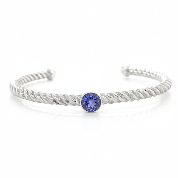 Tanzanite Rope C-Bracelet