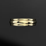 Classic Grooved Men's Wedding Band