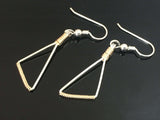 Trilogy Drop and Dangle Wire Wrapped Earrings