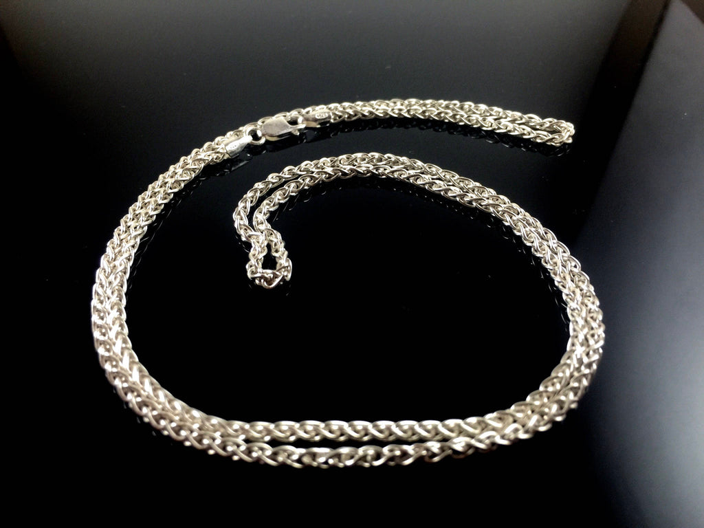 Silvertraits Thick Wheat Wallet Chain