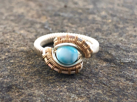 Petite Energy Ethiopian Opal Wire Wrap Ring – Ryan Eure Designs