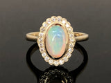 Scalloped Opal Ring