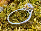 Diamond Pave Teardrop Engagement Ring