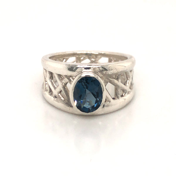 London Blue Topaz Connection Ring
