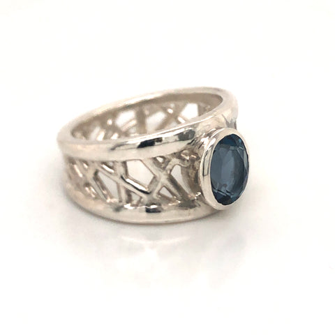 London Blue Topaz Connection Ring