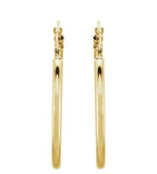 Medium Classic Gold Tube Earrings