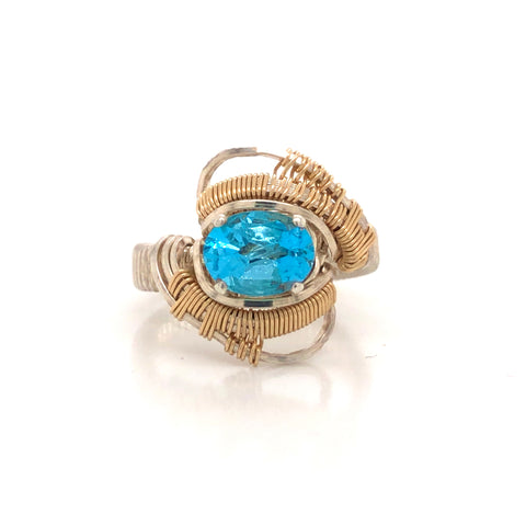 Petite Energy Ethiopian Opal Wire Wrap Ring – Ryan Eure Designs