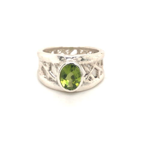 Peridot Connection Ring