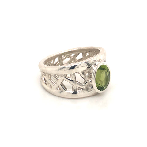 Peridot Connection Ring