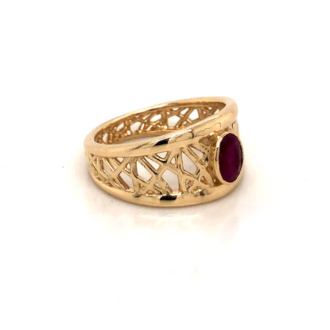 Ruby Petite Connection Ring