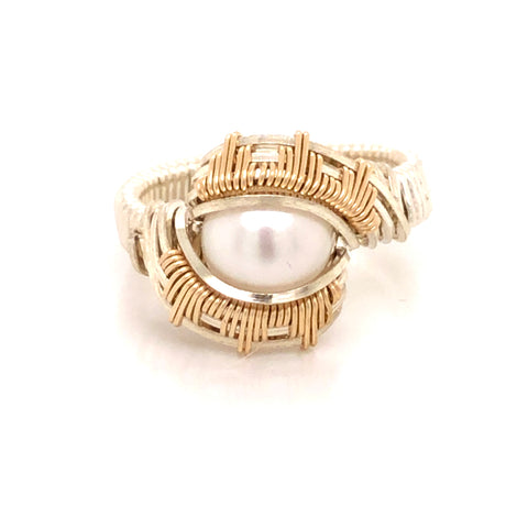 Tribe Pearl Ring